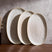 Famiware Ocean Round Ceramic Serving Platters, Set of 3 — Cappuccino White, image 8