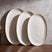 Famiware Ocean Round Ceramic Serving Platters, Set of 3 — Matte White, image 16