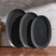 Famiware Ocean Round Ceramic Serving Platters, Set of 3 — Matte Dark Charcoal, image 30