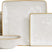 Famiware Ocean Square 18-Piece Stoneware Dinnerware Set, Service for 6 - Cappuccino White - image 1