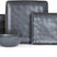 Famiware Ocean Square 18-Piece Stoneware Dinnerware Set, Service for 6 - Matte Dark Charcoal - image 1