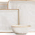 Famiware Ocean Square 24-Piece Stoneware Dinnerware Set, Service for 8 - Cappuccino White - image 1
