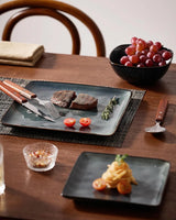 Famiware Ocean Square 24-Piece Stoneware Dinnerware Set, Service for 8 - Deep Forest - image 5