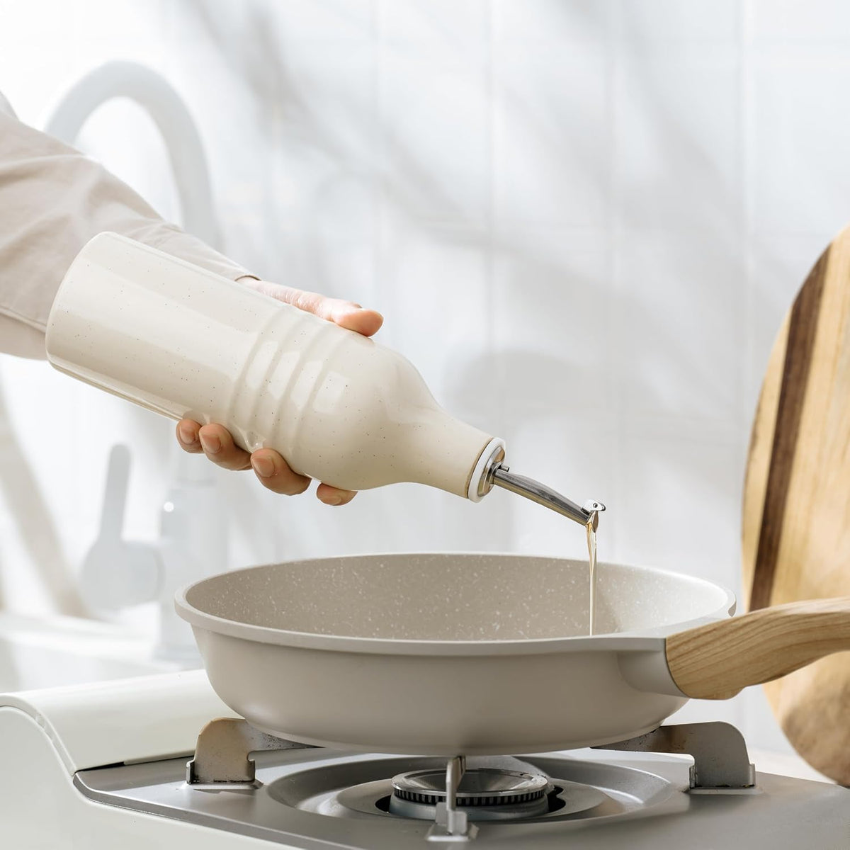 Famiware Dispensador de aceite de cerámica Jupiter