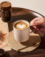 Famiware Star Line Ceramic Coffee Mugs, Set of 4 - Light Pink - image 2