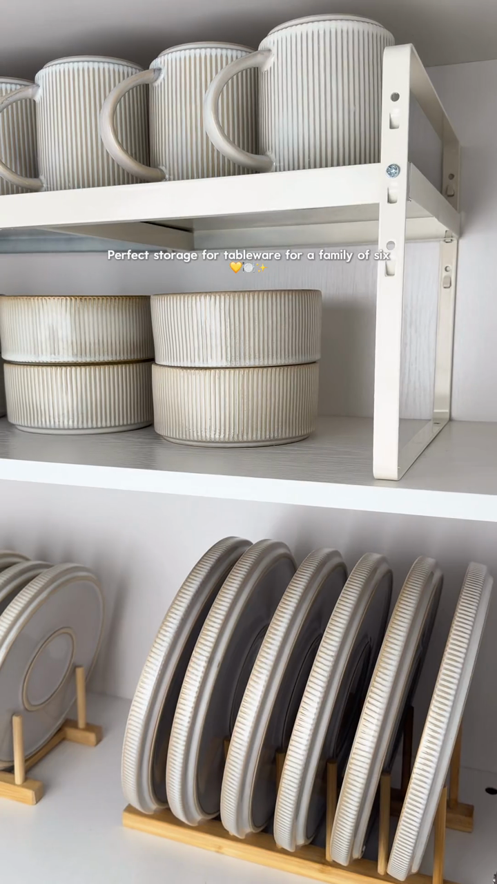 Star collection pieces stacked inside a cabinet