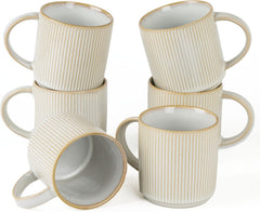 Tazas de café de cerámica Famiware Star, juego de 6