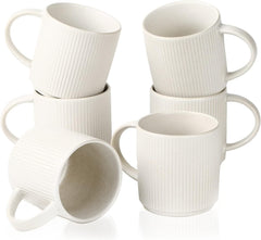 Tazas de café de cerámica Famiware Star, juego de 6