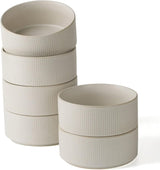 Famiware Star Ceramic Cereal Bowls, Set of 6
