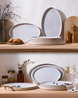 Famiware Star Ceramic Serving Platters, Set of 3
