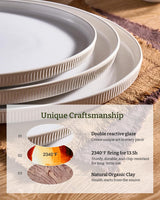 Famiware Star Ceramic Serving Platters, Set of 3