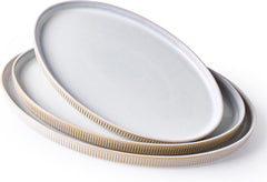 Famiware Star Ceramic Serving Platters, Set of 3