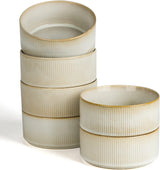 Famiware Star Ceramic Cereal Bowls, Set of 6