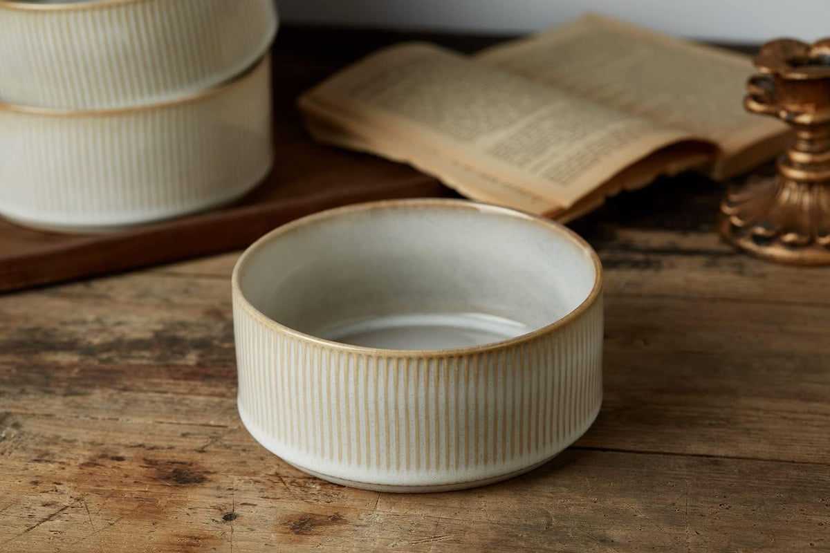 Famiware Star Ceramic Cereal Bowls, Set of 6